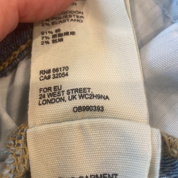 Womens We the Free Free People jeans distressed beat to hell ripped jeans - Picture 10 of 10